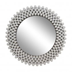 Зеркало круглое в раме из кристаллов d80 см