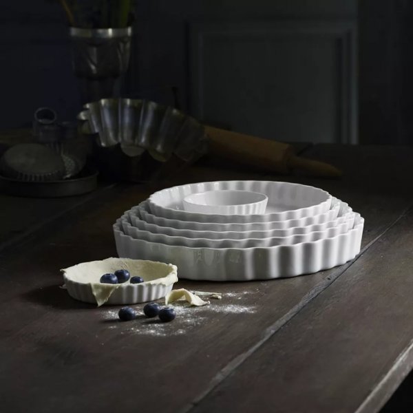 Блюдо для выпечки круглое с волнистым краем, диаметр 24,5 см, высота 3,6 см, Plisse-Toulouse