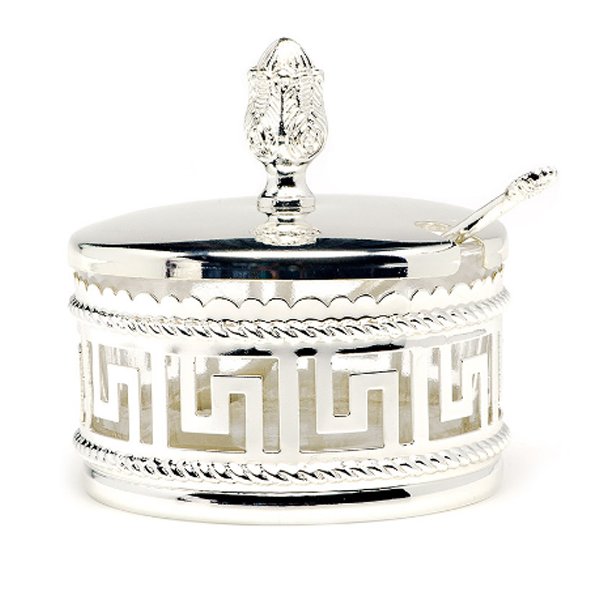Сахарница с ложечкой Versace, 2 пр. Размер 9х9хh9,5 см