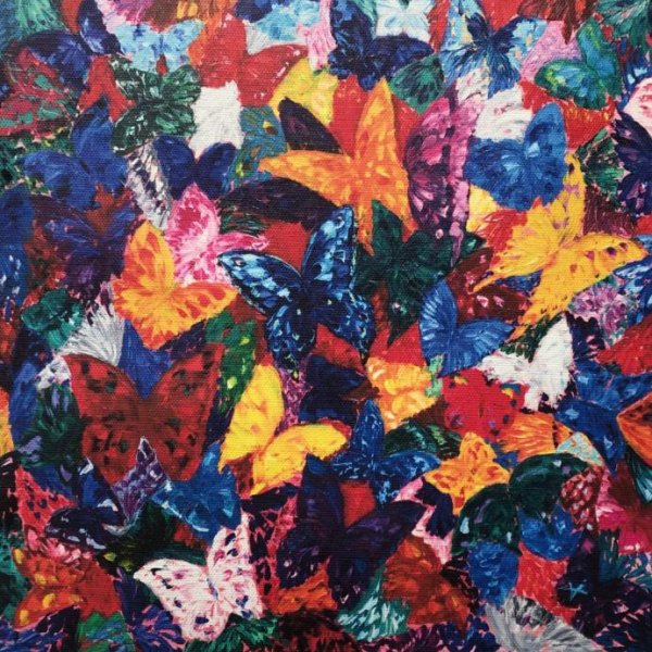 30 Холст "Бабочки-1" 80*80 см