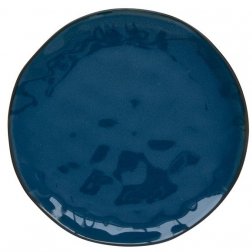 Тарелка закусочная 21см (синий) "Interiors" без инд.упаковки.