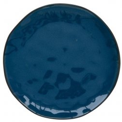 Тарелка обеденная 26см (синий) "Interiors" без инд.упаковки.