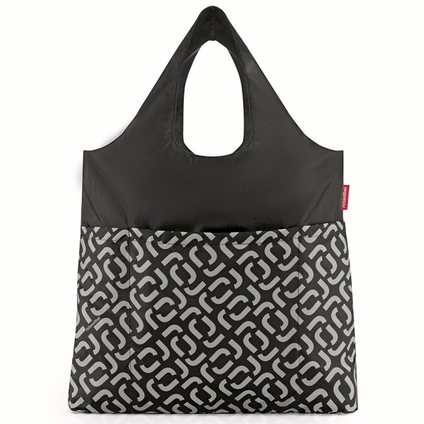 Сумка складная Mini maxi shopper plus signature black