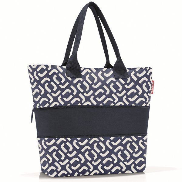 Сумка Shopper E1 signature navy